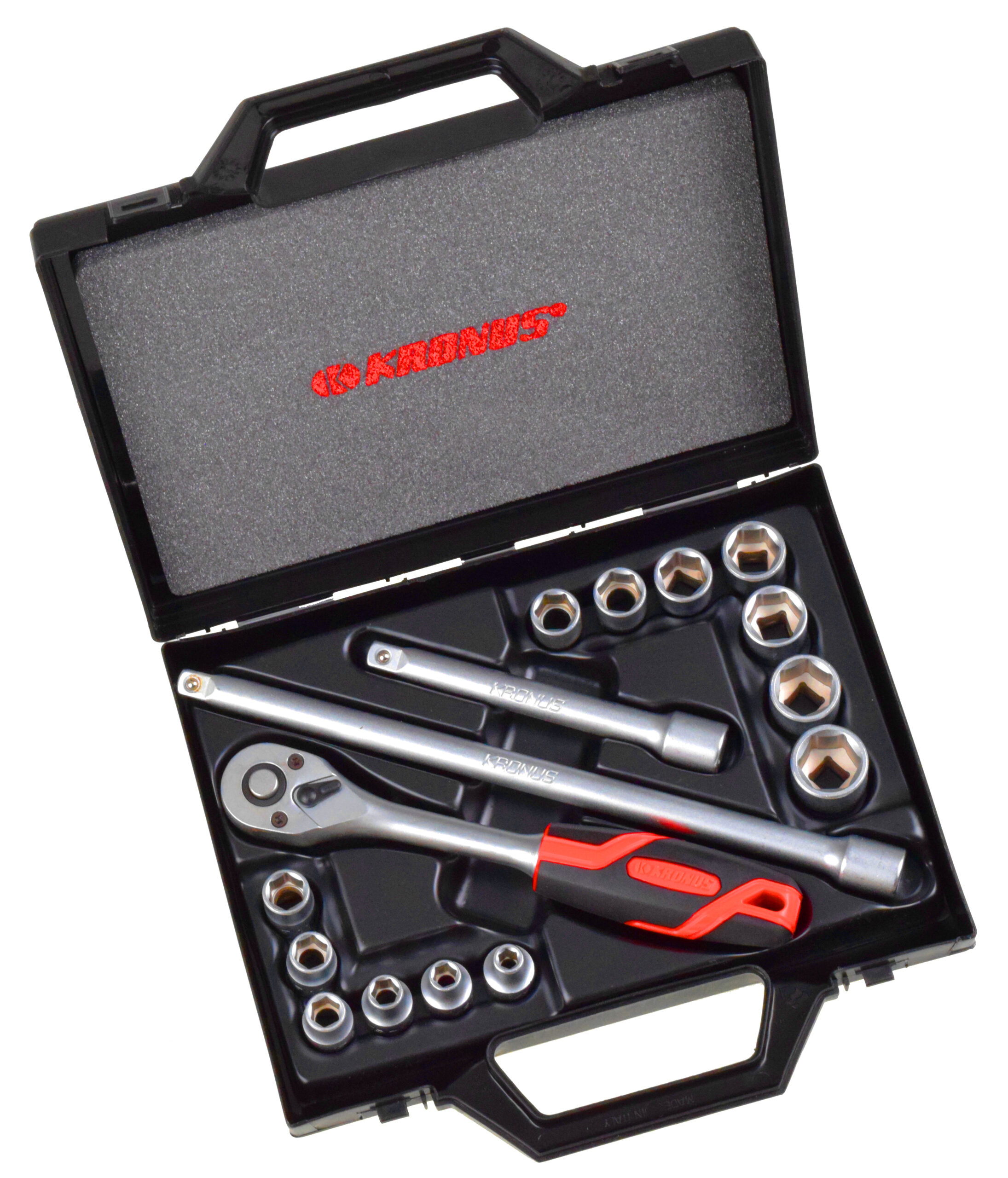 7214PC Trusa de capete chei tubulare si accesorii 3/8" 16 piese cod 616284