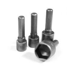 Set capete tubulare 7 / 8 / 10 / 13 mm - 1/4” - 38 mm cod 701791