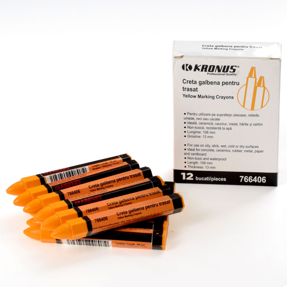 Creta galbena pentru trasat cod 766406 - imagine 3