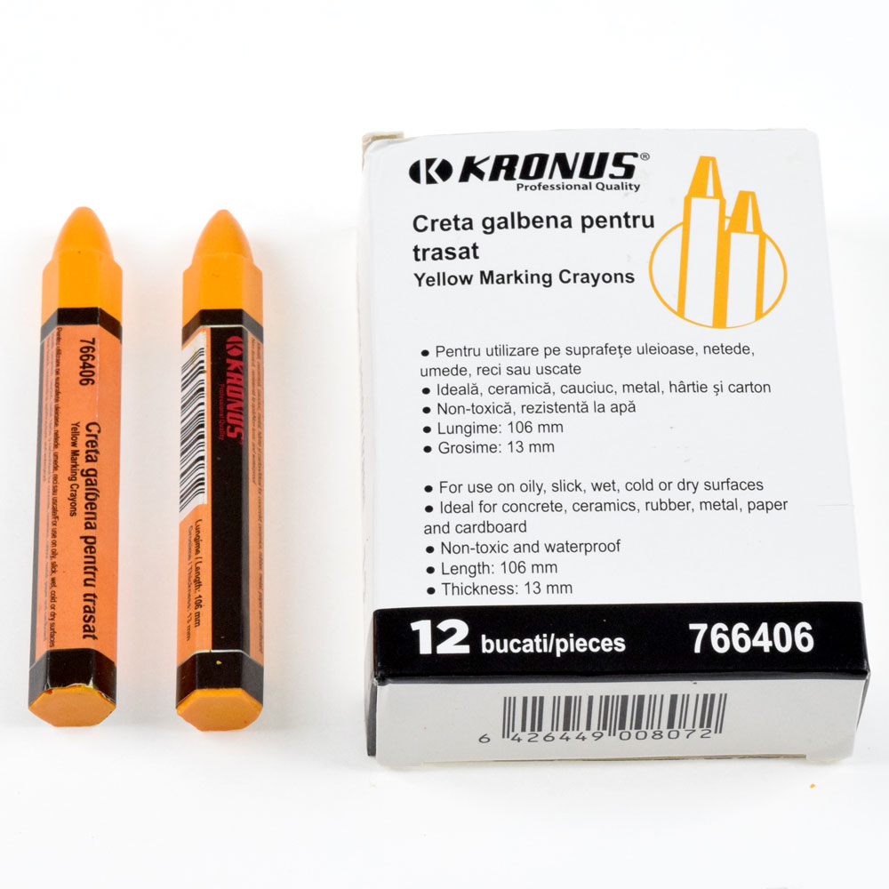 Creta galbena pentru trasat cod 766406 - imagine 4
