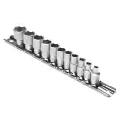 7188H6P11 Set capete chei tubulare 4-14 mm / 11 piese cu sina ¼" cod 900470