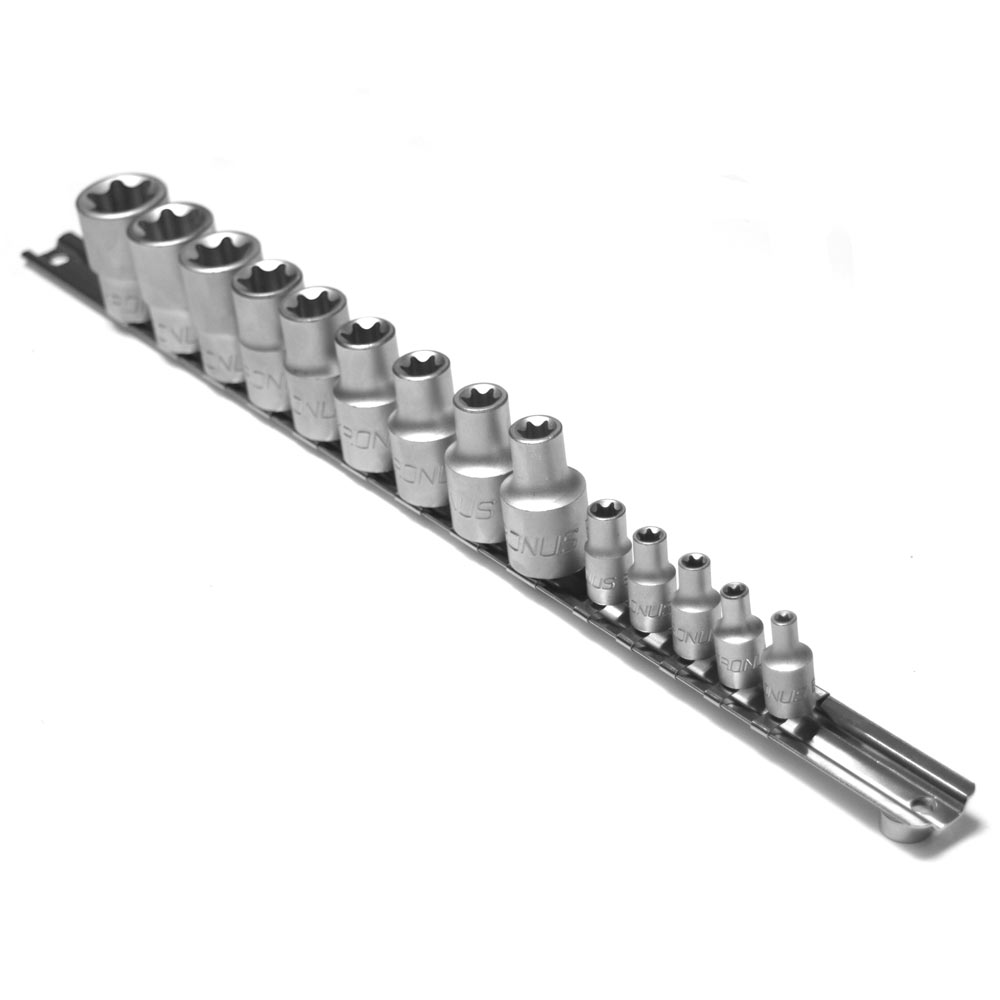 7189/91HEP14 Set capete chei tubulare cu profil TORX interior E4-E24 / 14 piese cod 900587