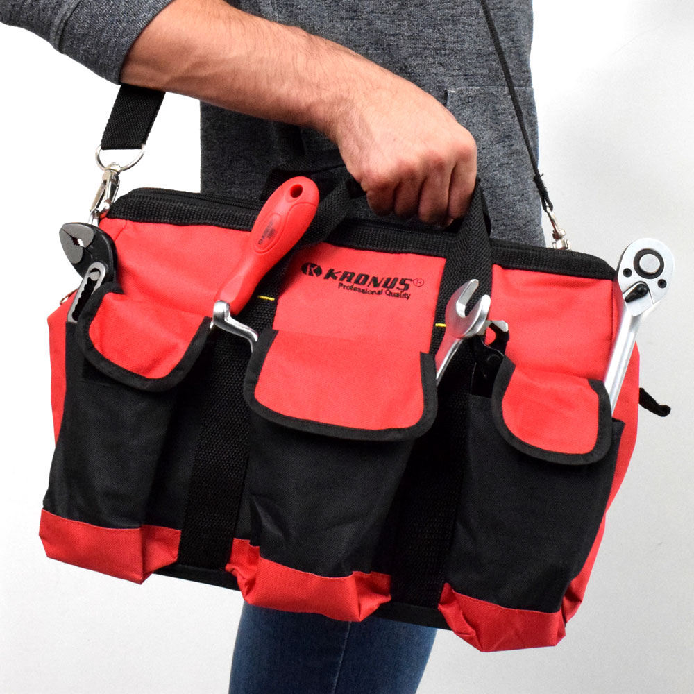 7909/2 Geanta textila pentru scule 400x220x280 mm cod 900636 - imagine 5