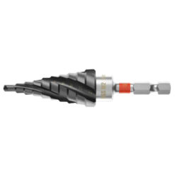 717163M2TiAN Burghiu in trepte HSS M35 cu patru canale cu coada hexagonala de impact, acoperire TiAN cod 902556