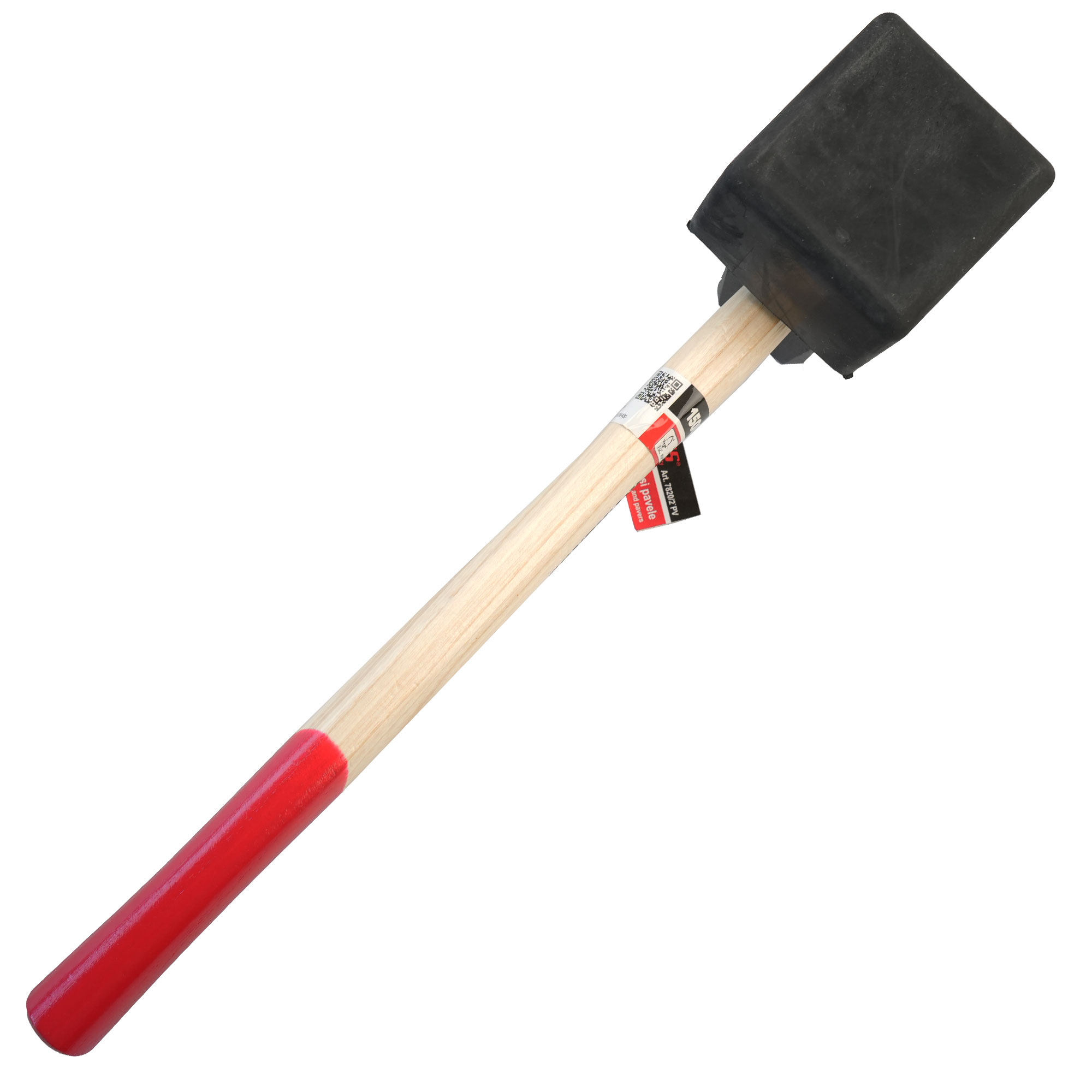 7820/2PV Ciocan 2-in-1 pentru dale si pavele 1,5 kg, profil patrat, coada din lemn cod 902735 - imagine 3