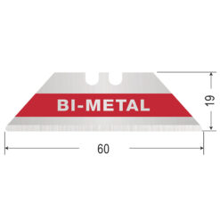 7556.1T-BIM Set 10 lame trapezoidale Bi-Metal cod 902777