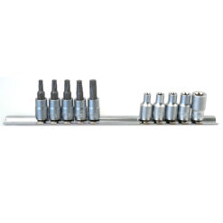 7187MT10 Set 10 tubulare Torx & E-Torx 1/4" Cr-Mo pentru motor și transmisie 903397