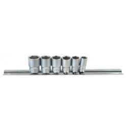 7187MG6 Set 6 tubulare 1/4" Cr-Mo pentru mecanică auto - 8-14 mm 903398