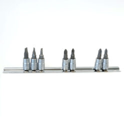 7187TM7 Set 7 tubulare cu biți 1/4" Cr-Mo pentru tâmplărie și montaj - PH, PZ & SL 903402