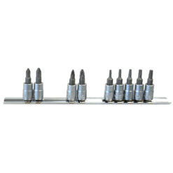7187EE9 Set tubulare cu biți 1/4" Cr-Mo pentru electrocasnice și echipamente - PH, PZ & Torx 903403