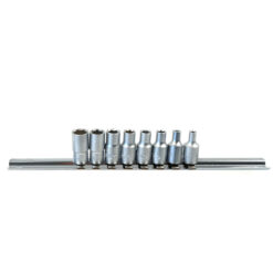 7188H6P8 Set capete chei tubulare 3.2-9 mm / 8 piese cu sina 1/4" - 200 mm 903408