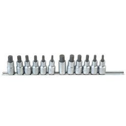 7190HTP12A Set biți tubulari 1/2" Cr-Mo pentru aplicații industriale și cuplu mare - Hex & Torx 903423
