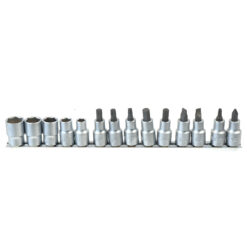 7190PS14 Set capete tubulare 1/2" Cr-V pentru service auto – 14 piese 903430