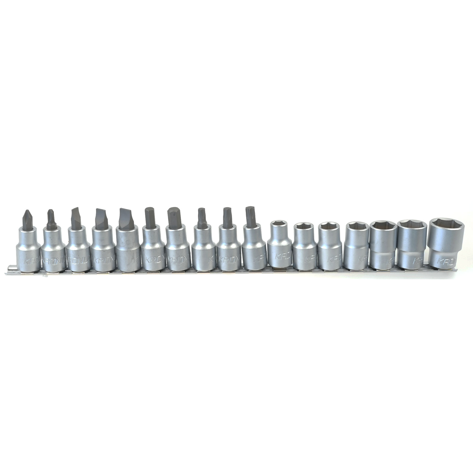 7190PS17 Set capete tubulare 1/2" Cr-V pentru utilaje și mentenanță – 17 piese 903434