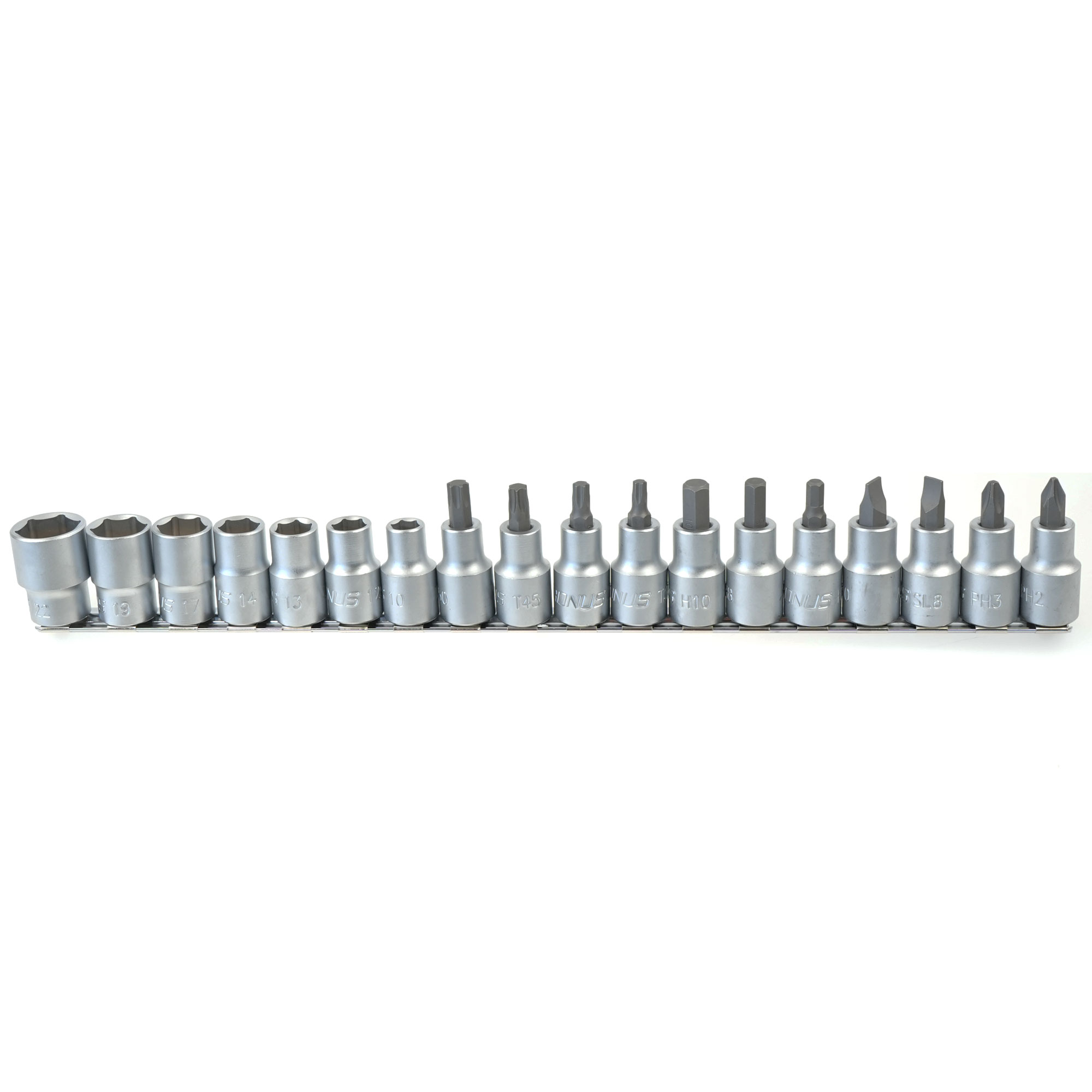 7190PS18A Set capete tubulare 1/2" Cr-V pentru atelier și reparații generale – 18 piese 903437
