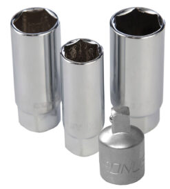 7186/3 3/8” Set 3 capete pentru bujii 3/8" si  adaptor pe sina metalica 903438